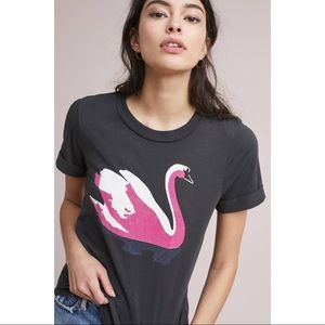 Sol Angeles Swan Graphic Tee/Size Large